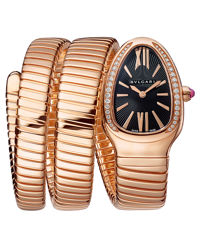 Bvlgari - Serpenti Tubogas Watch For Women with Rose Gold Bracelet
