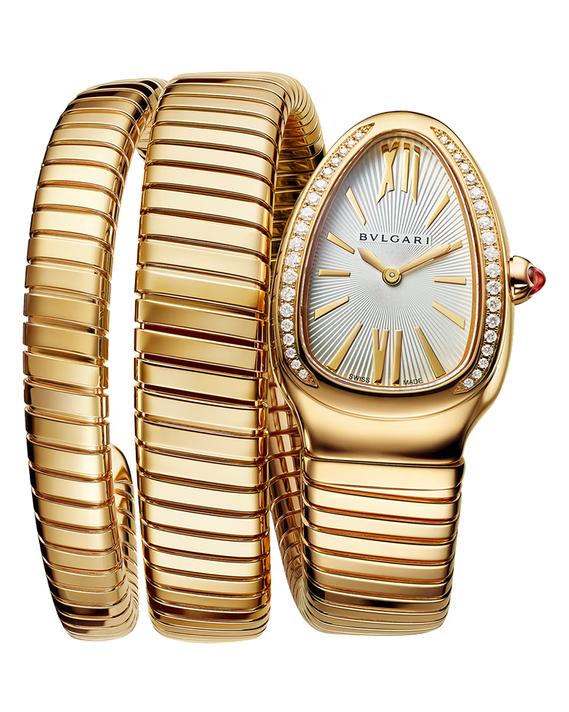 Bvlgari Serpenti Tubogas Watch For Women with Yellow Gold