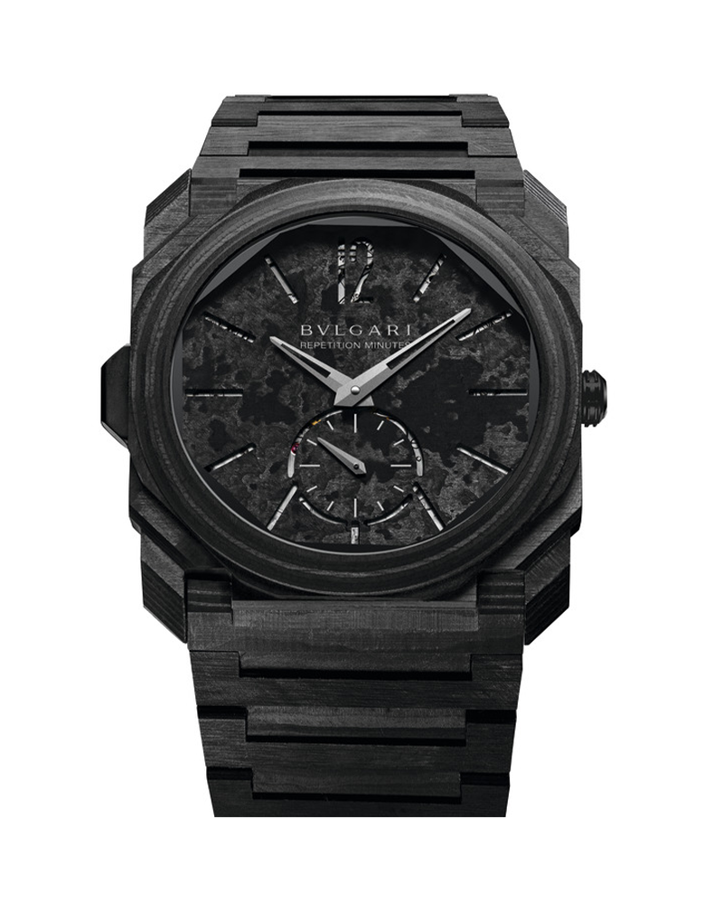 BVLGARI ポートフォリオ SKIRA出版 Bvlgari - Octo Finissimo Watch for Men with Black Leather Strap