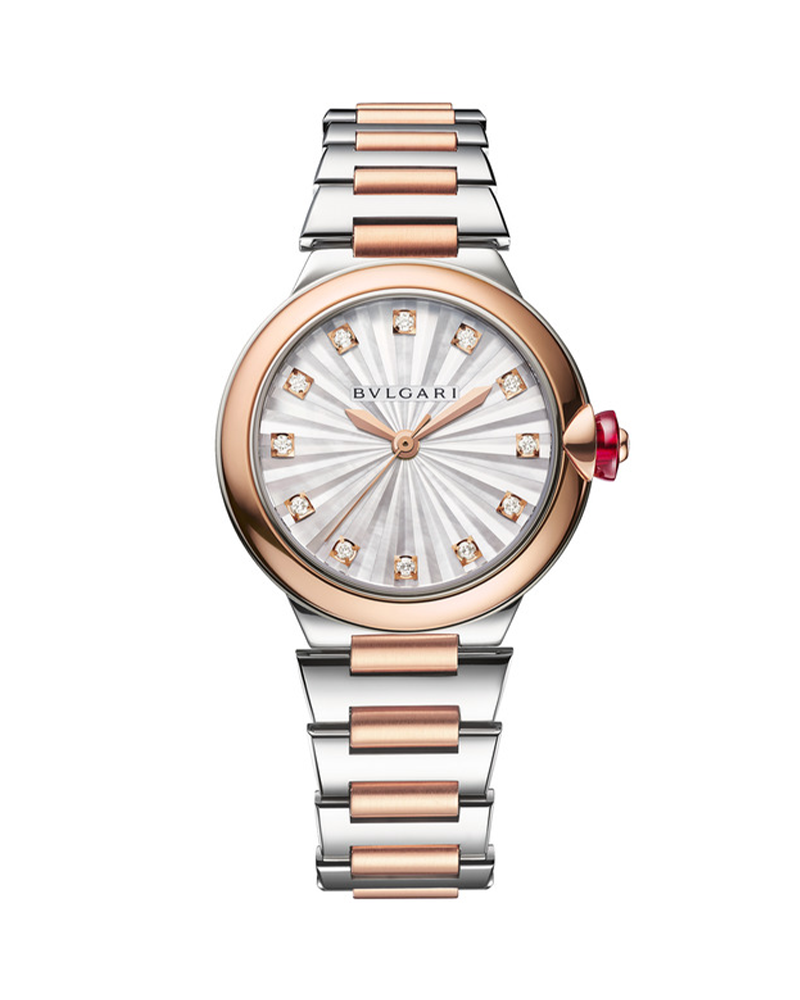 Bvlgari Lvcea Watch For Women with Stainless Steel Rose Gold 103730 Art Of Time