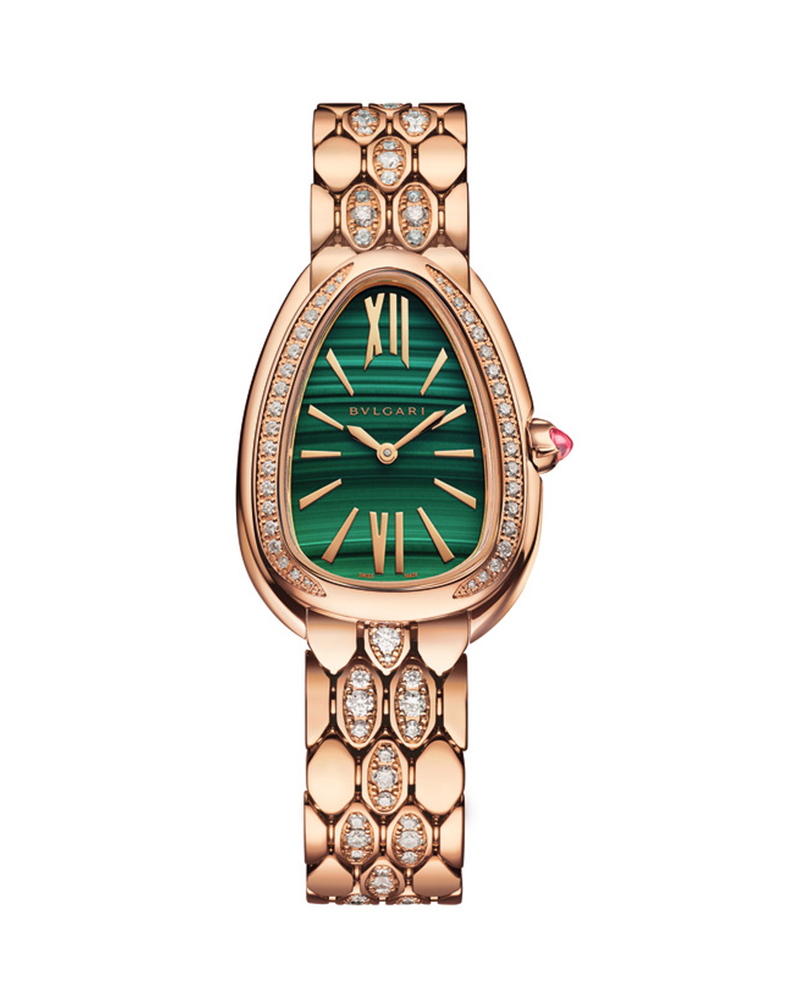 Bvlgari - Serpenti Seduttori Watch For Women with Rose Gold