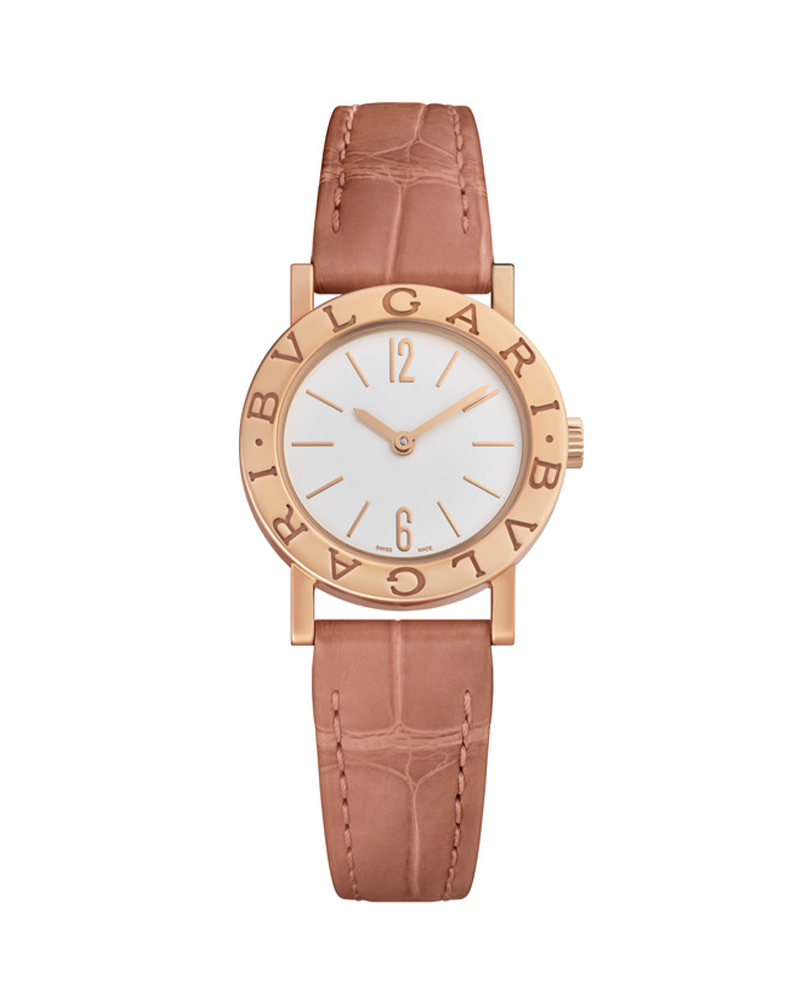 Bvlgari Bvlgari Bvlgari Watch For Women with Beige Leather Strap 103966 Art Of Time