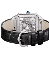 Santos-Dumont skeleton watch equipped with a micro-rotor