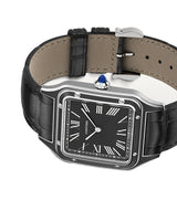 Santos Dumont, Large, Steel, Leather