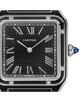 Santos Dumont, Large, Steel, Leather