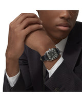 Santos Dumont, Large, Steel, Leather