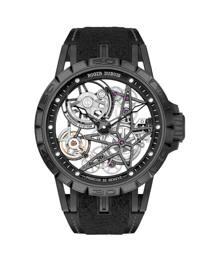 EXCALIBUR SPIDER PIRELLI BLACK DLC TITANIUM 45MM - Art Of Time