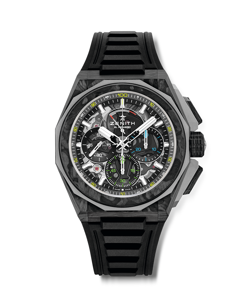 Zenith - Defy Extreme Watch for Men with Black Rubber Strap