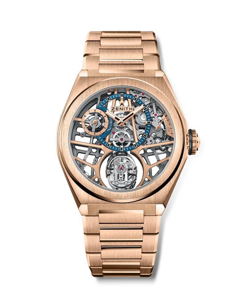 Zenith - Defy Zero G Watch for Men with Rose Gold Bracelet
