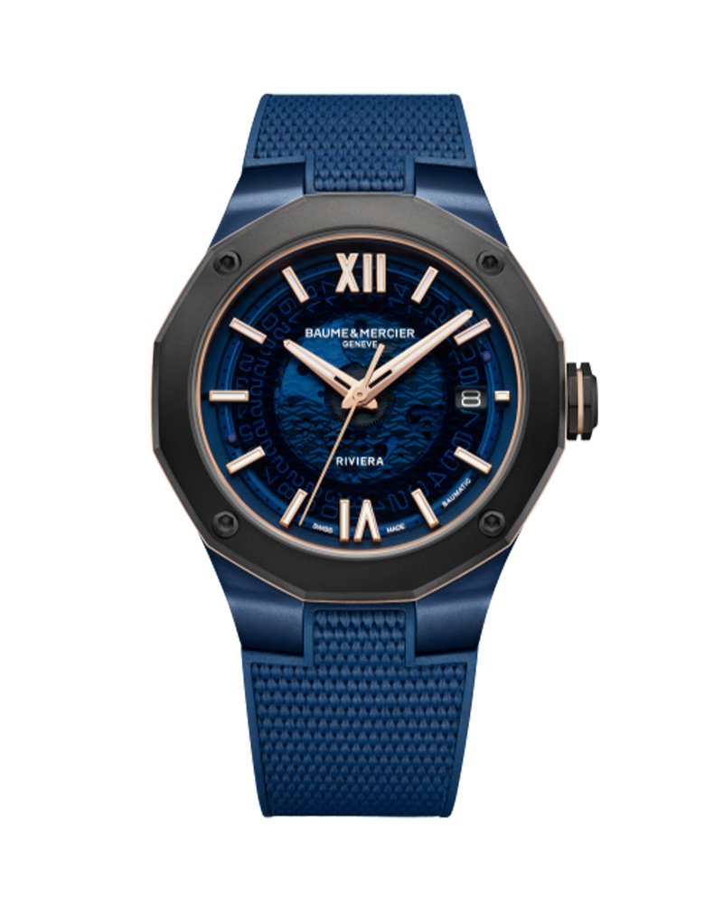 RIVIERA 10769, AUTOMATIC WATCH, STEEL TITANIUM 42 MM