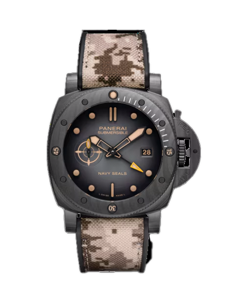 バトルサーチャー　アンリミ　DP Submersible QuarantaQuattro GMT Navy SEALs Carbotech™ - Art Of Time