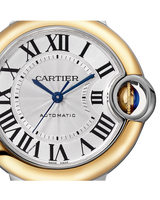 BALLON BLEU DE CARTIER WATCH, 33 MM, AUTOMATIC MECHANICAL MOVEMENT, YELLOW GOLD, STEEL