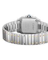 Santos de Cartier, Small, Steel Gold, Quartz