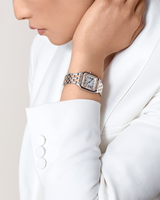 Panthere De Cartier, Medium, Rose Gold And Steel, Diamonds