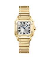Santos de Cartier, Small, Yellow Gold, Quartz
