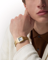 Santos de Cartier, Small, Yellow Gold, Quartz