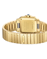 Santos de Cartier, Small, Yellow Gold, Quartz
