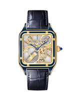 SANTOS-DUMONT SKELETON WATCH WITH MICRO-ROTOR