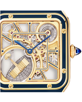 SANTOS-DUMONT SKELETON WATCH WITH MICRO-ROTOR