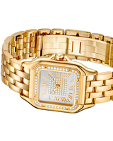 PANTHÈRE DE CARTIER WATCH MEDIUM MODEL, QUARTZ, YELLOW GOLD, DIAMONDS