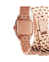PANTHÈRE DE CARTIER WATCH, Small model, quartz movement, rose gold, diamonds