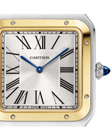 Santos Dumont watch, Extra Large, Steel Gold