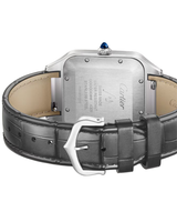 Santos Dumont watch, Extra Large, Steel Gold