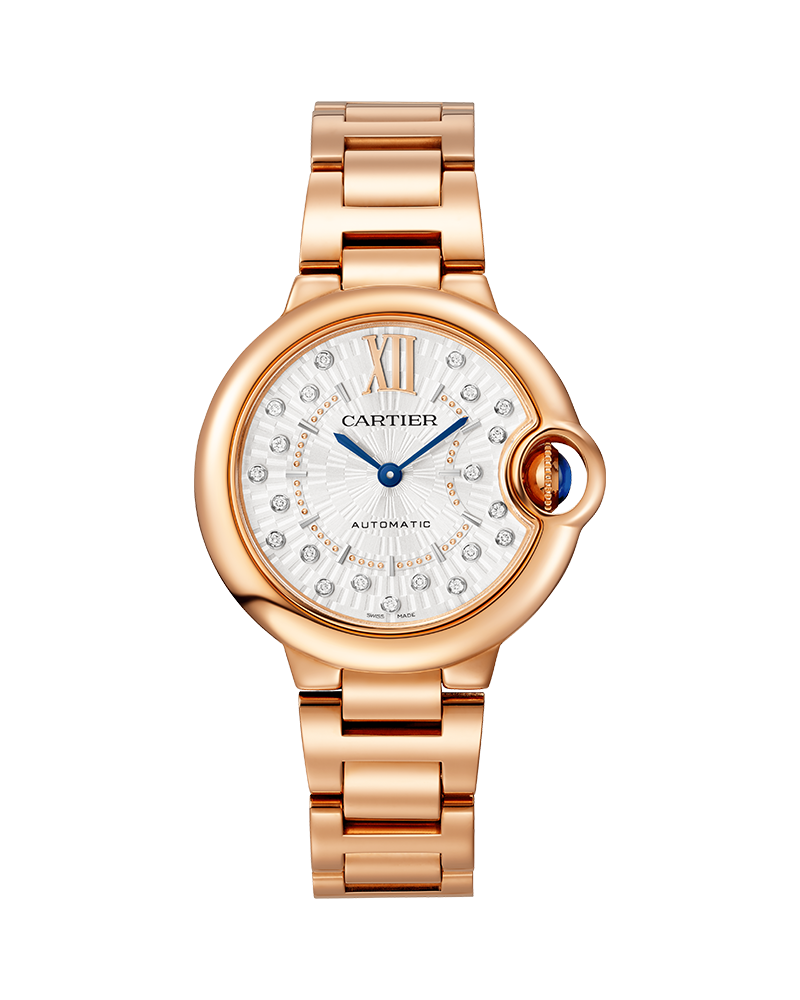 Cartier Ballon Bleu de Cartier 33 mm Rose Gold Diamonds