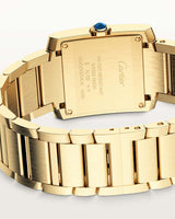 TANK FRANCAISE, MEDIUM, QUARTZ, YELLOW GOLD