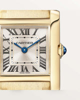 TANK FRANCAISE, SMALL, QUARTZ, YELLOW GOLD