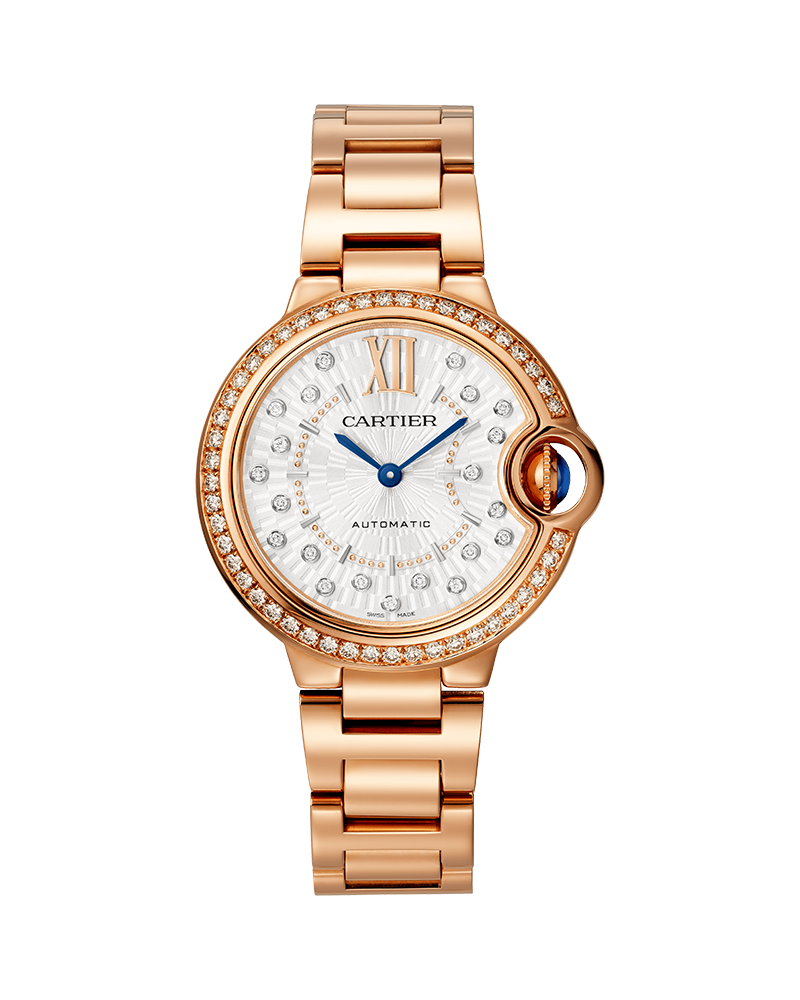 Cartier Ballon Bleu de Cartier 33 mm Rose Gold Diamonds