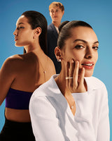 ROSE GOLD DIAMOND RING (SIZE 55)