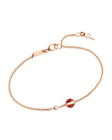 POSSESSION CARNELIAN CHAIN BRACELET (SIZE 18)