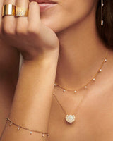 PIAGET SUNLIGHT, FLUID BRACELET, PG, BRILLIANT-CUT DIAMONDS (SIZE 18)