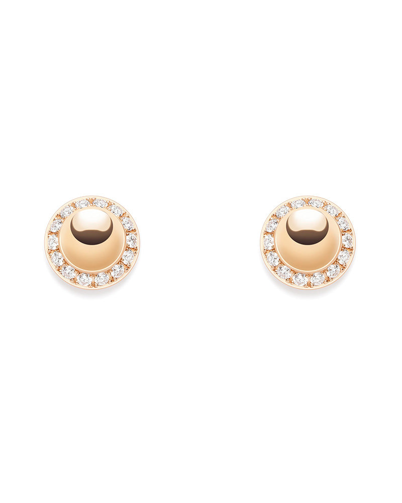 Piaget Possession Earrings Pink Gold 5N Diamonds G38P1A00