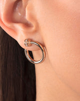 POSSESSION HOOPS SMALL MODEL ROSE GOLD DIAMONDS