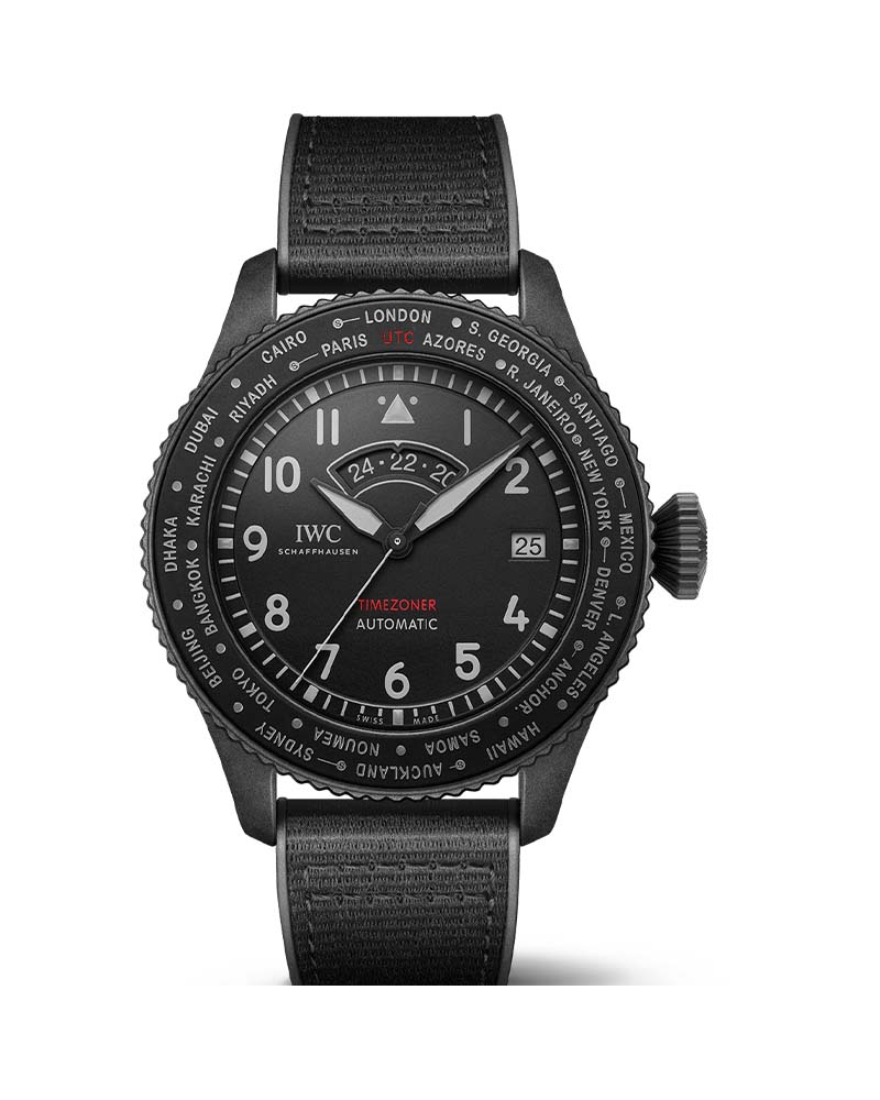 IWC Schaffhausen - Pilot's Watch Timezoner Top Gun Ceratanium