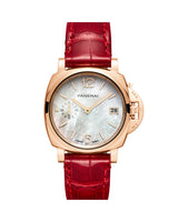 PANERAI PICCOLO DUE MADREPERLA, 38 MM, ROSE GOLD