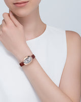 BAIGNOIRE, SMALL, ROSE GOLD, LEATHER