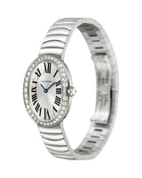 Baignoire, Small, Rhodium-Finish 18K White Gold, Diamonds