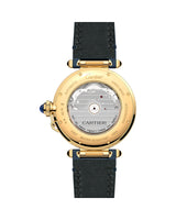 PASHA DE CARTIER, 41 MM, AUTOMATIC MOVEMENT, YELLOW GOLD, 2 INTERCHANGEABLE LEATHER STRAPS