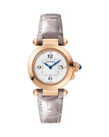 PASHA DE CARTIER, 30MM, QUARTZ, ROSE GOLD, INTERCHANGEABLE LEATHER STRAP