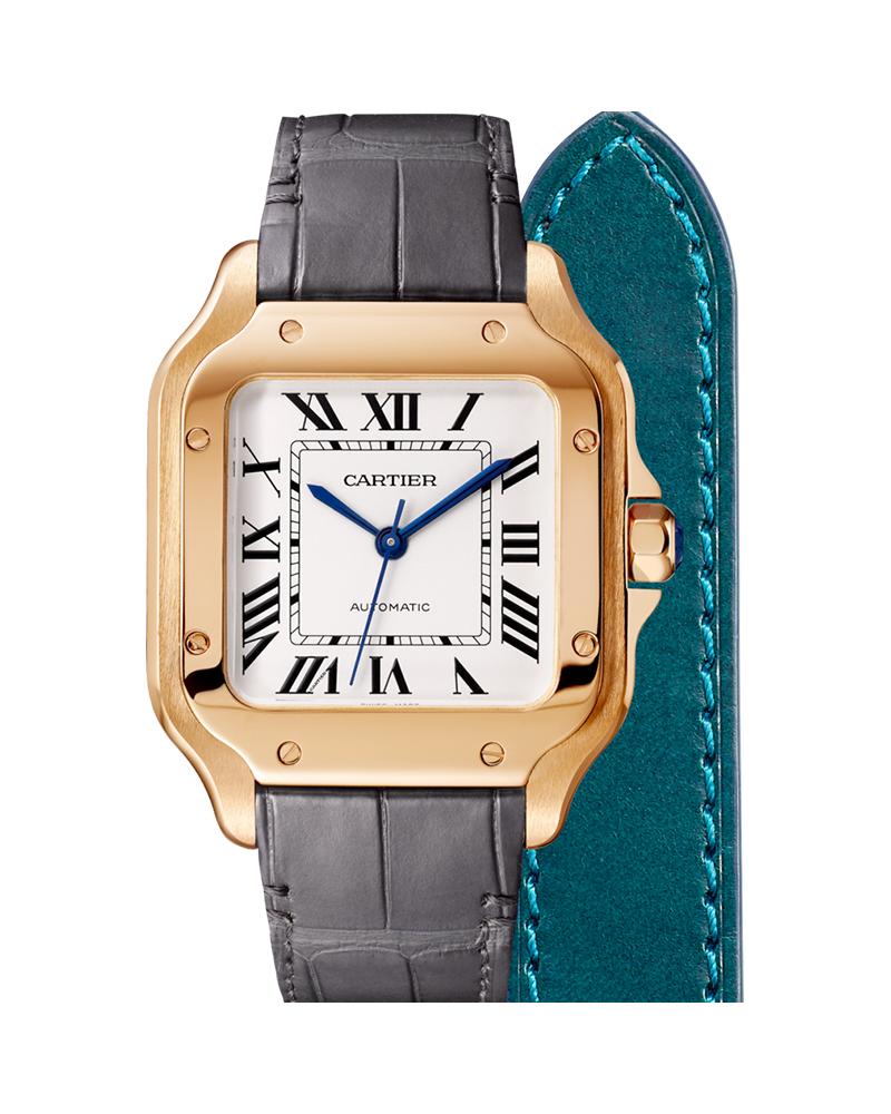 Cartier - Santos De Cartier Medium Automatic Rose Gold Two