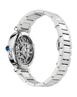 PASHA DE CARTIER, SKELETON, 41 MM, AUTOMATIC MOVEMENT, STEEL, INTERCHANGEABLE METAL AND LEATHER STRAPS