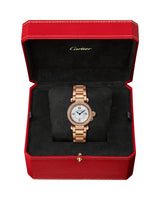PASHA DE CARTIER, 30MM, QUARTZ, ROSE GOLD, DIAMONDS, INTERCHANGEABLE METAL AND LEATHER STRAP