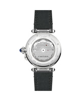 PASHA DE CARTIER, 41 MM, AUTOMATIC MOVEMENT, STEEL, 2 INTERCHANGEABLE LEATHER STRAPS