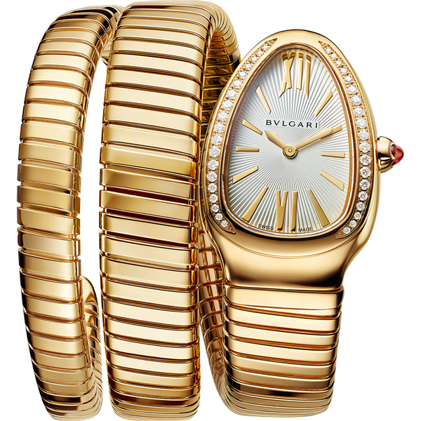 Bvlgari Serpenti Tubogas Watch For Women with Yellow Gold