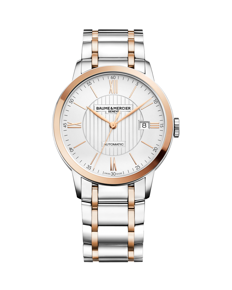 CLASSIMA 10217, AUTOMATIC WATCH, DATE, 18K PINK GOLD CAPPED - 40 MM