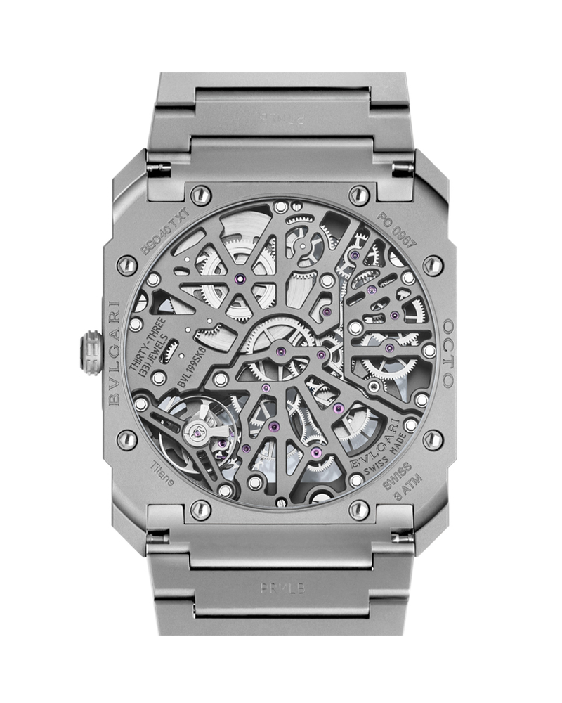 Bvlgari Octo Finissimo Watch for Men with Titanium Bracelet