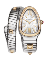 SERPENTI TUBOGAS GOLD & STEEL WATCH